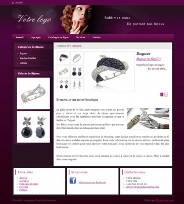 site internet professionnel joaillerie vente en ligne vente de bijoux