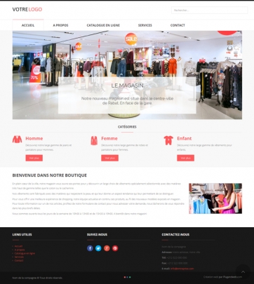 Site web Boutique Look et tendance