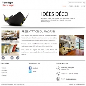 site web internet dynamique meubles décoration d'intérieur salon chambre