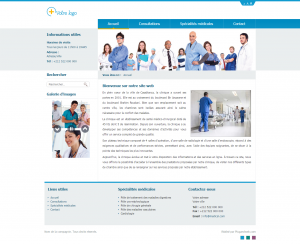 site web dynamique cabinet médicale consultation médecin