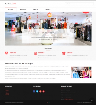 site internet Vêtements, chaussures et accessoires | Site de vente en ligne