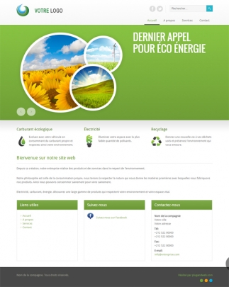 site web internet dynamique énergie renouvelables recyclage