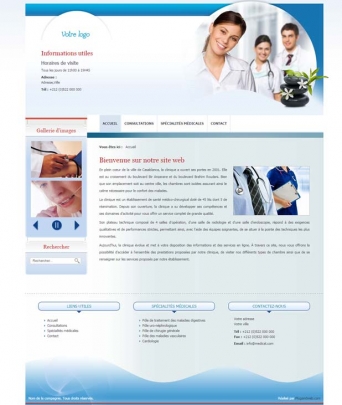 site web internet dynamique cabinet médicale chirugie traitement des malades clinique santé radiologie